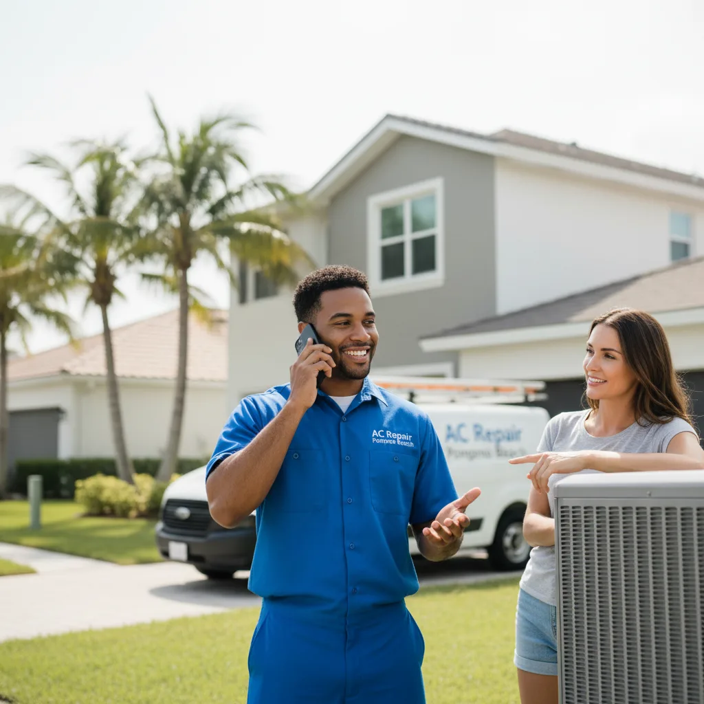 AC Repair Pompano Beach customer support in South Padre Island
